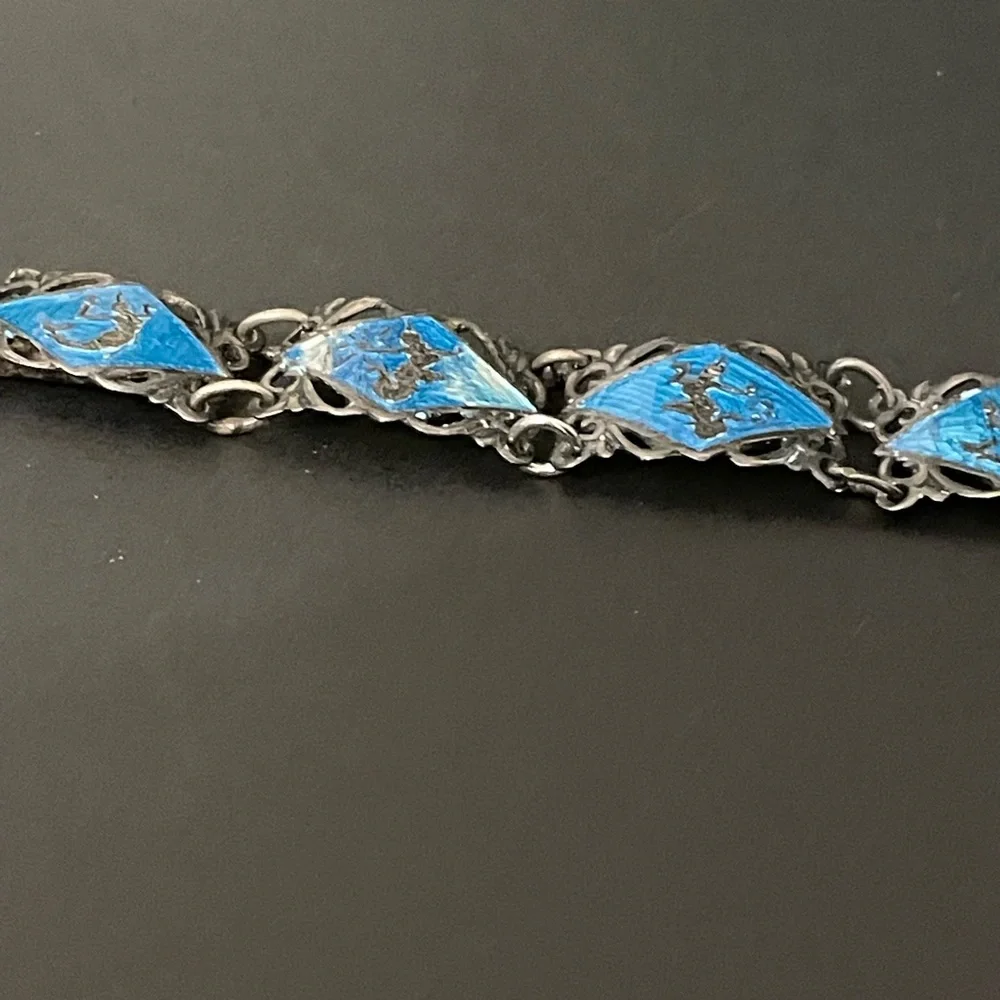 Sterling Siam bracelet - Picture 7 of 8